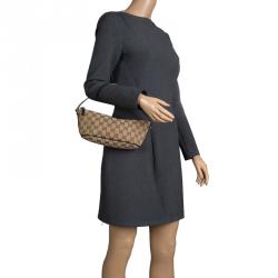 مملوكة مسبقًا Gucci Beige GG Canvas Pochette
