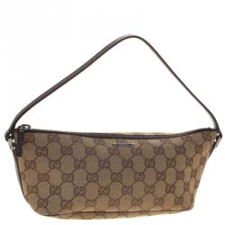 مملوكة مسبقًا Gucci Beige GG Canvas Pochette