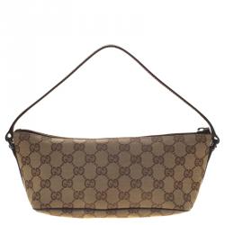 مملوكة مسبقًا Gucci Beige GG Canvas Pochette