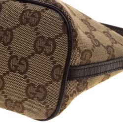 مملوكة مسبقًا Gucci Beige GG Canvas Pochette