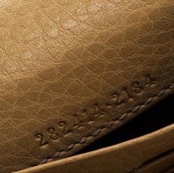 مملوكة مسبقًا Gucci Beige Leather Soho Continental Flap Wallet