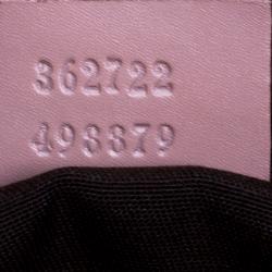 Pre Owned حقيبة يد غوتشي سوكي متوسطة كانفاس GG بنفسجية فاتحة/ بيج