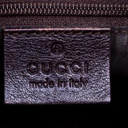 مملوكة مسبقًا Gucci Beige/Brown GG Crystal Canvas Duchessa Hobo