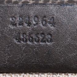 Pre Owned Gucci Pale Green Leather Tassel New Bamboo Top Handle Bag