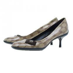 مملوكة مسبقًا حذاء غوتشي غوتشيسيما فيونكة كريستال مقاس 35.5