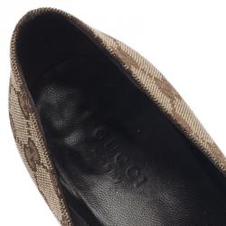 Pre Owned حذاء غوتشي غوتشيسيما كانفاس بالشعار GG مقاس 38