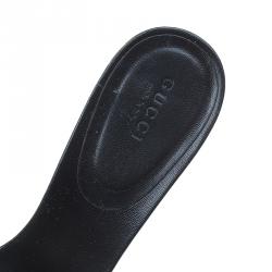 Pre Owned Gucci Beige Guccissima Canvas Knotted Bow Mules Size 37.5