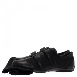 Pre Owned حذاء رياضي غوتشي قماش GG أسود وجلد بلازق فولكيرو مقاس 39.5