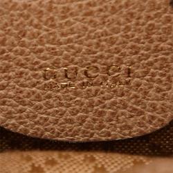 Gucci Beige Suede Bamboo Rucksack Backback 