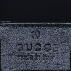 Gucci Dark Grey GG Supreme Canvas Portfolio