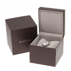 Pre Owned Gucci Silver Stainless Steel U Play Women's Wristwatch 35MM