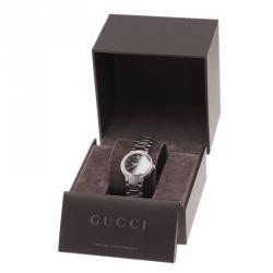 مملوكة مسبقًا Gucci Black Stainless Steel 8900L Women's Wristwatch 26MM