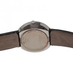 Pre Owned Gucci Silver Stainless Steel U-Play Women's Wristwatch 35MM