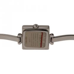 Pre Owned Gucci Black Stainless Steel YA1055 Women's Wristwatch 25MM