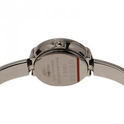 Gucci Black Stainless Steel 1400L Women's Wristwatch 25MM