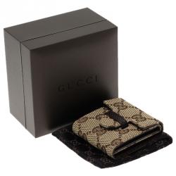 Gucci Black Stainless Steel and Fabric YC200002 Table Clock 