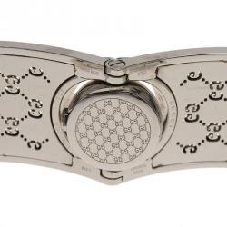 Gucci White Stainless Steel Twirl Women's Wristwatch 22MM