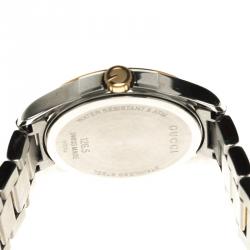 Pre Owned Gucci Silver Two Tone Stainless Steel G- Timeless YA126531 Women's Wristwatch 27mm