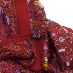 Pre Owned وشاح هيرمس متعدد الألوان أفيك لو أمبال أوتوريسيسيون دا لالباي دالباتباي أندولوجي جاينت تويل مربع