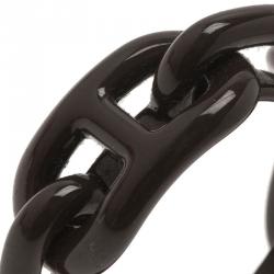 Pre Owned Hermes Brown Brass Regate Scarf Ring