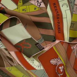 Pre Owned Hermes Multicolor Astrologie Nouvelle Silk Square Scarf