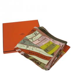 Pre Owned Hermes Multicolor Astrologie Nouvelle Silk Square Scarf