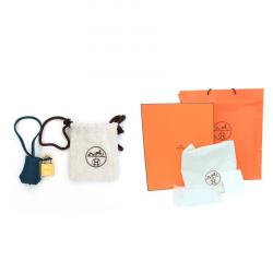 Hermes Izmir Blue Togo Leather Gold Hardware Birkin 30 Bag