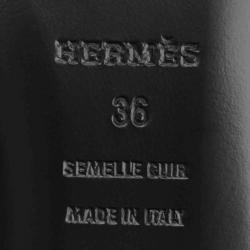 Pre Owned Hermes Tricolor Suede Nice Ballet Flats Size 36