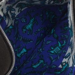 Pre Owned Hermes Brown Felt Travel Case