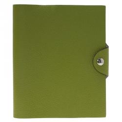 Pre Owned Hermes Green Leather Agenda