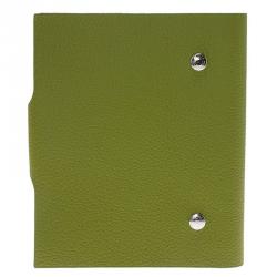 Pre Owned Hermes Green Leather Agenda