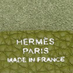 Pre Owned Hermes Green Leather Agenda