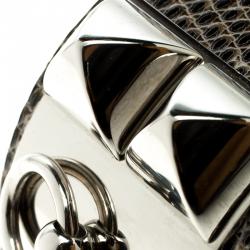 Pre Owned Hermes Collier De Chien Brown Lizard Leather Bracelet PM