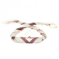 Pre Owned Hermes Multicolor Printed Silk Grande Tenue Henri D'origny Square Scarf