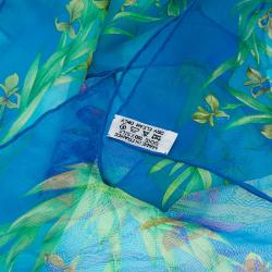 Pre Owned حزام هيرمس جلد بني بوشاح 80سم