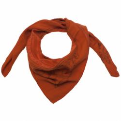Pre Owned Hermes Orange Dip Dye Silk Astrologie - Dies et Hore Square Scarf 