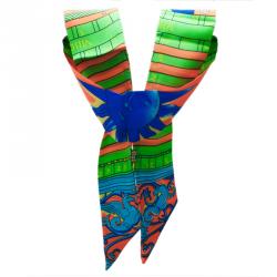 Pre Owned Hermes Multicolor Silk Twilly Bandeau