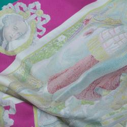 Pre Owned Hermes Multicolor Marquis de Lafayette Special Edition Silk Square Scarf