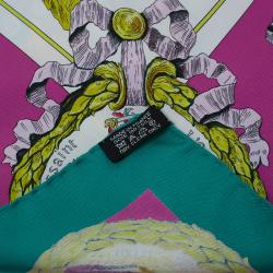 Pre Owned Hermes Multicolor Marquis de Lafayette Special Edition Silk Square Scarf