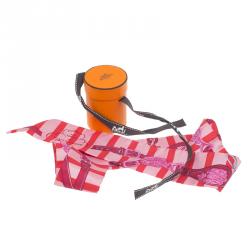 Pre Owned وشاح هيرمس برايدس دي غالا تولي حرير وردي