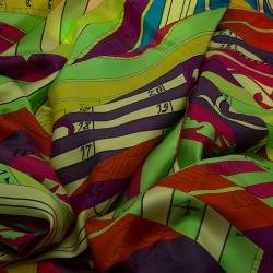 Pre Owned Hermes Multicolor Silk Astrologie Nouvelle Square Scarf