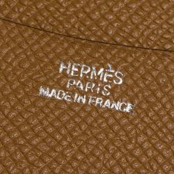 Pre Owned Hermes Brown Epsom Leather Agenda/Notebook PM
