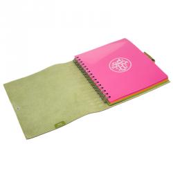 Pre Owned Hermes Pelouse Togo Leather Ulysses Agenda/Notebook MM