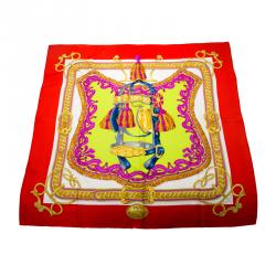 Pre Owned Hermes Multicolor Brides De Cour Silk Square Scarf