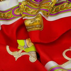 Pre Owned Hermes Multicolor Brides De Cour Silk Square Scarf