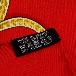 Pre Owned Hermes Multicolor Brides De Cour Silk Square Scarf