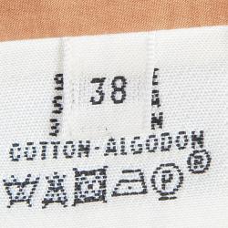 Pre Owned Hermes Silk Printed Shift Dress M