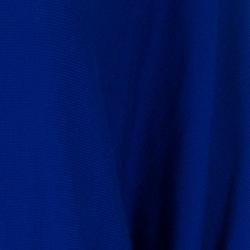 Pre Owned Hermes Blue Batwing Sleeve Cashmere Sweater S