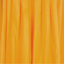 Hermes Orange Pleated Cotton Sleeveless Maxi Dress S