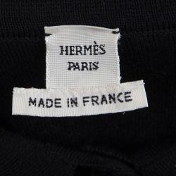 Hermes Silk Knit Print Cardigan M